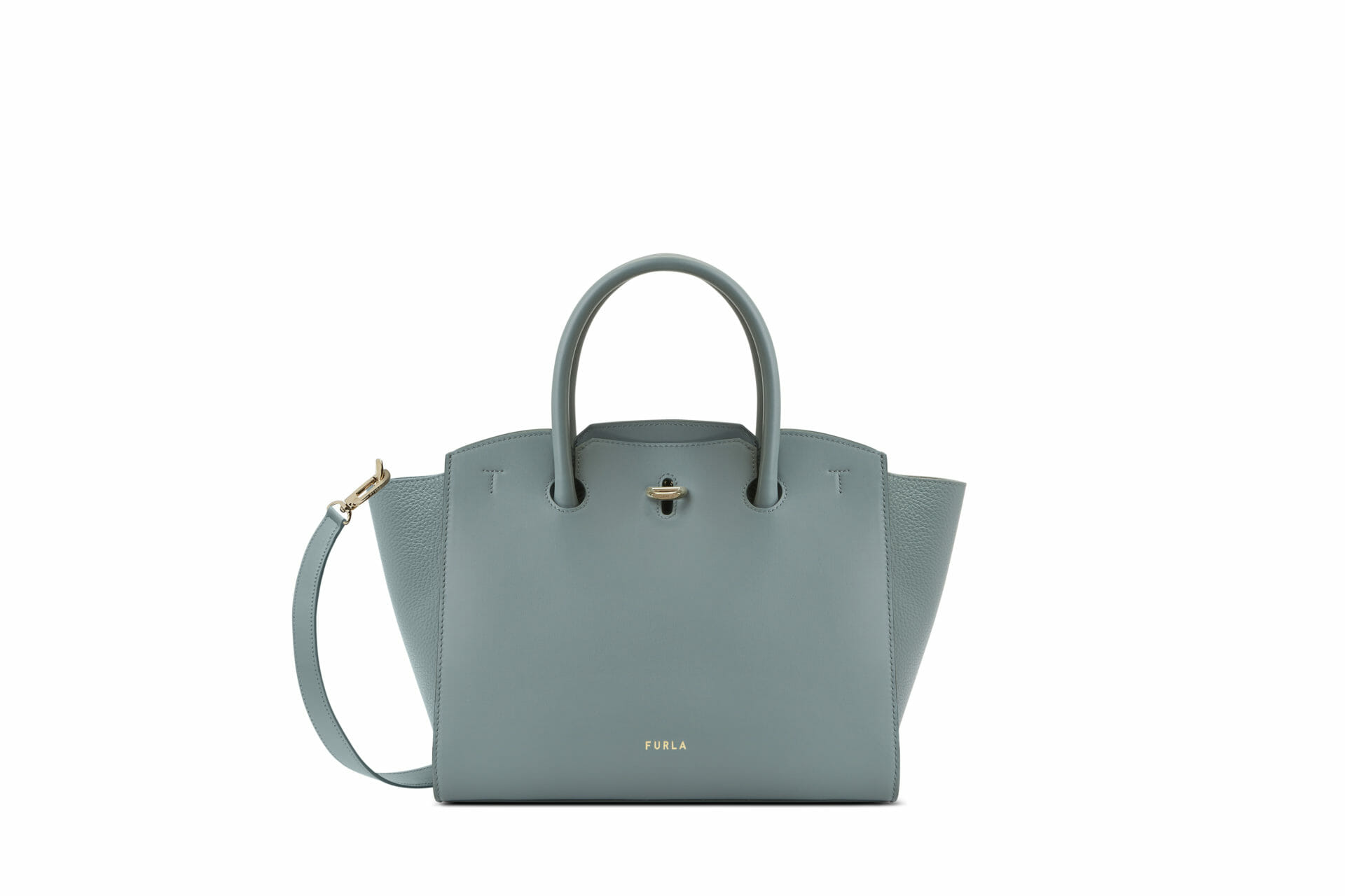 furla genesi m tote vitello roma+vitello st.eracle mineral green