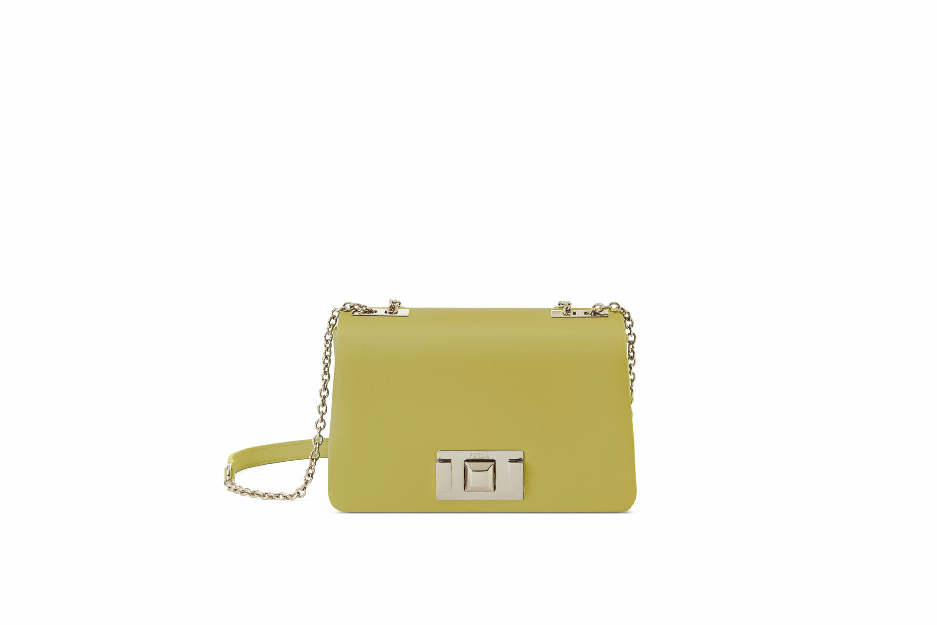 furla lulu mini crossbody vitello cloud canary