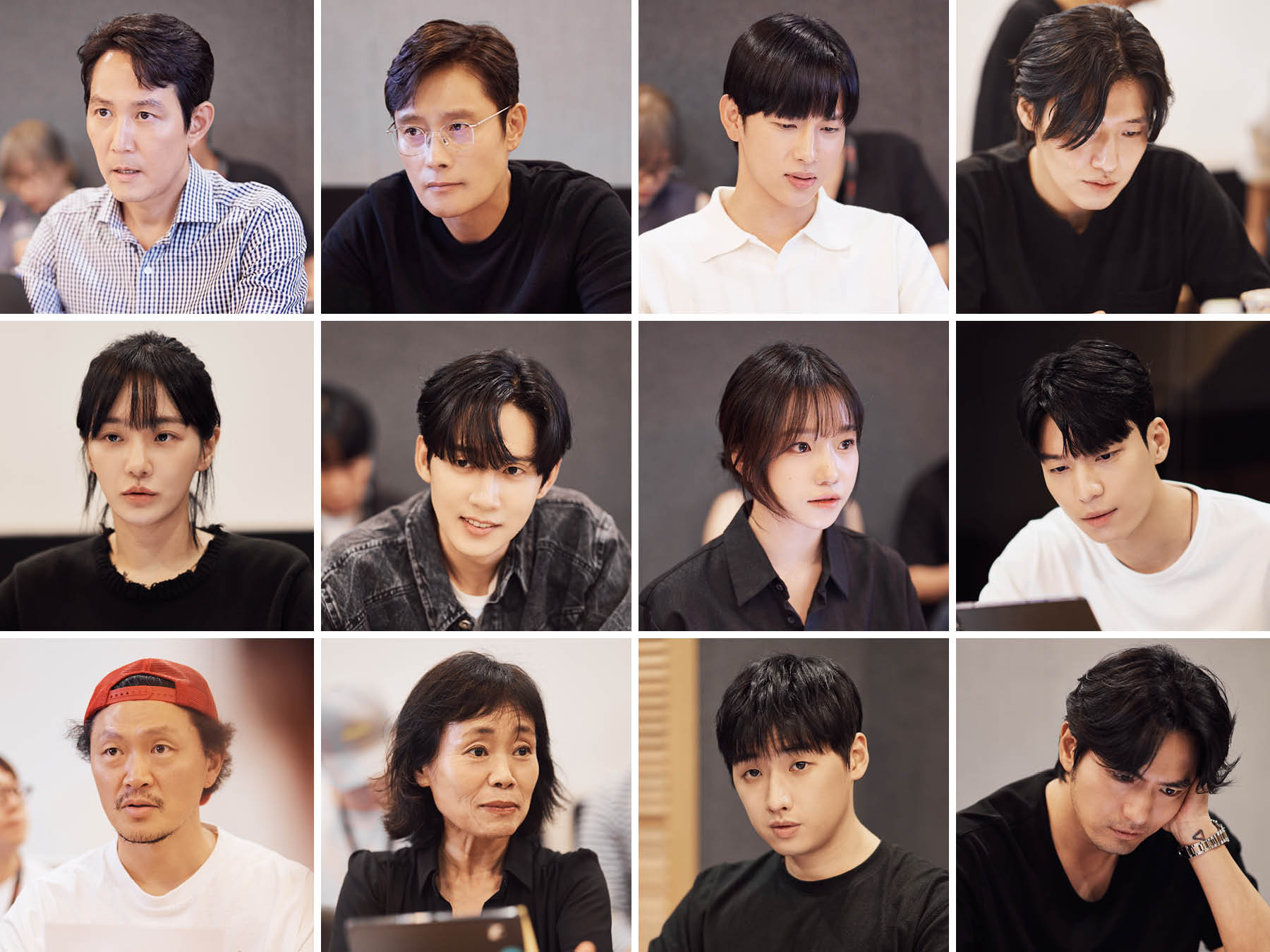 2. squid game season 2 table read mosaic