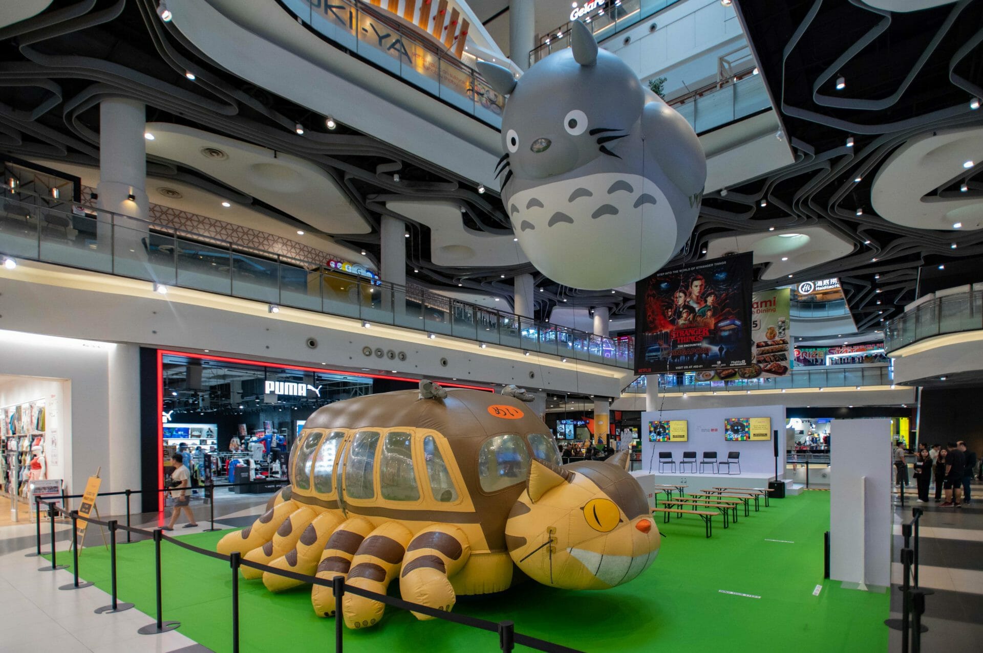 catbus and totoro inflatables