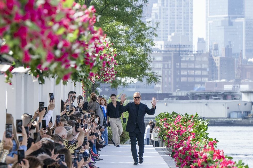 fashion designer michael kors walks the runway during the news photo 1694610220