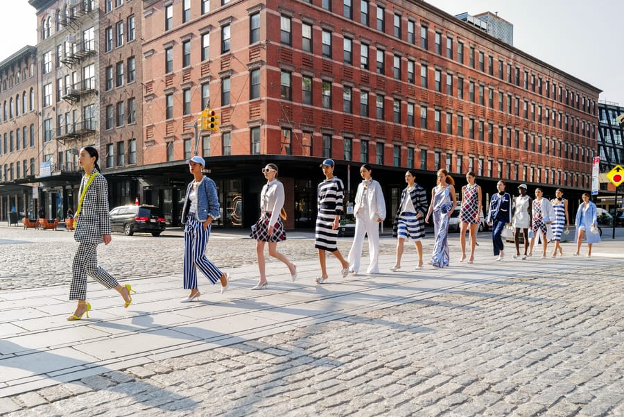 kate spade new york spring 2024 backstage and arrivals