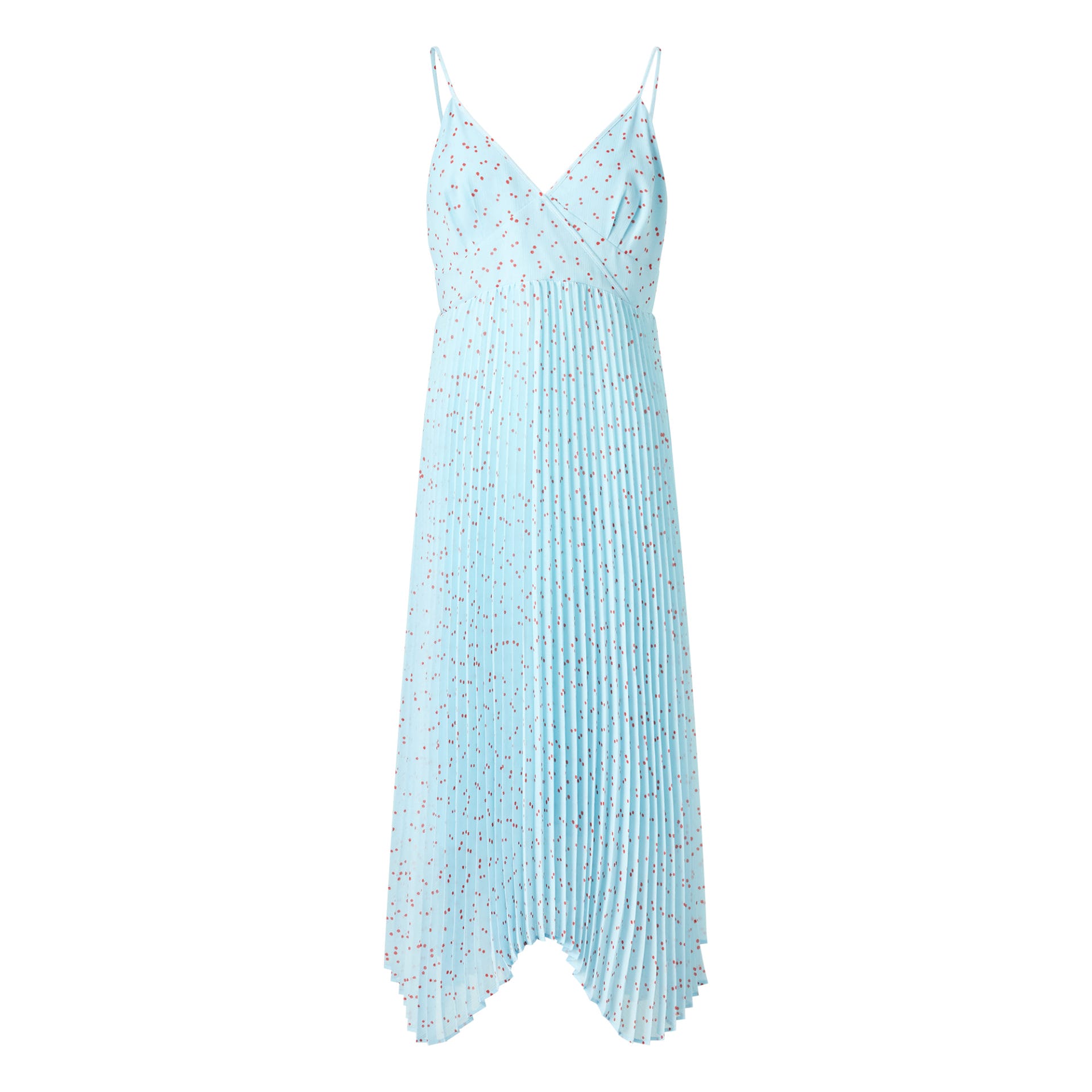 pleated camisole dress (blue)