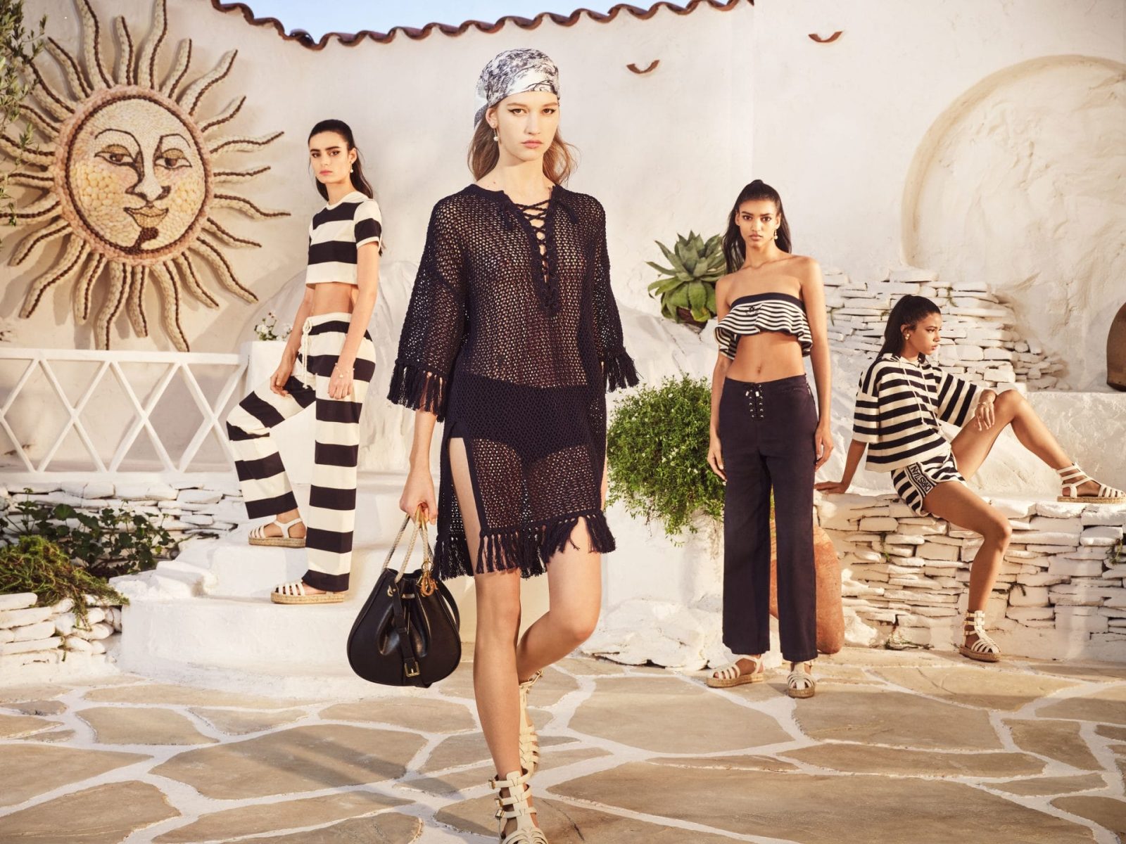 24 dior mode femme fall 2024 dioriviera capsule look 24