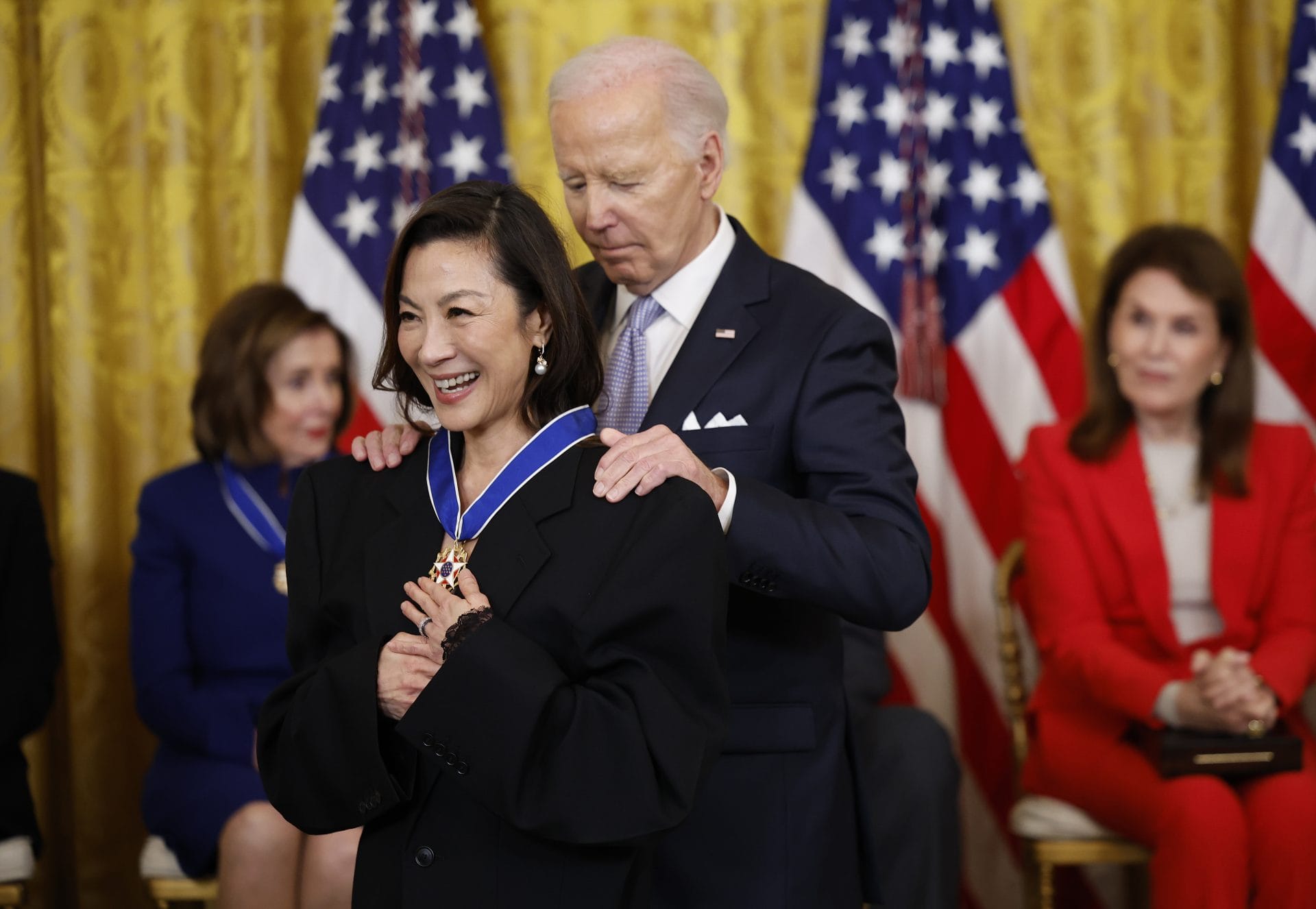 balenciaga michelle yeoh presidential medal of freedom ceremony (2)