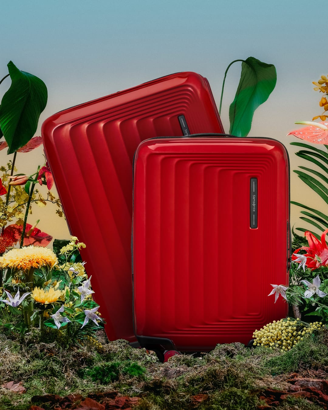 samsonite nuon metallic red moodshot