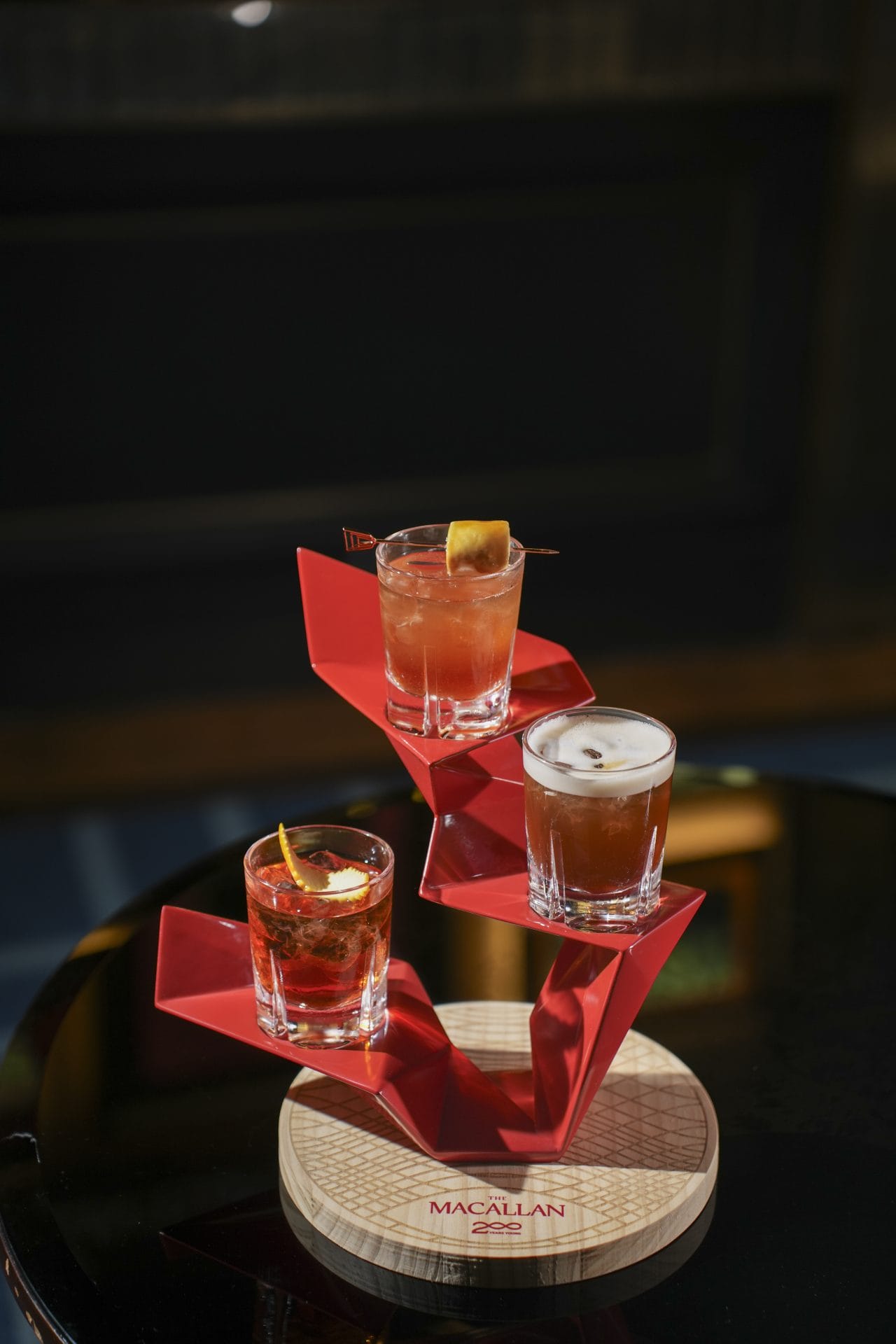 cocktail flight at astor bar