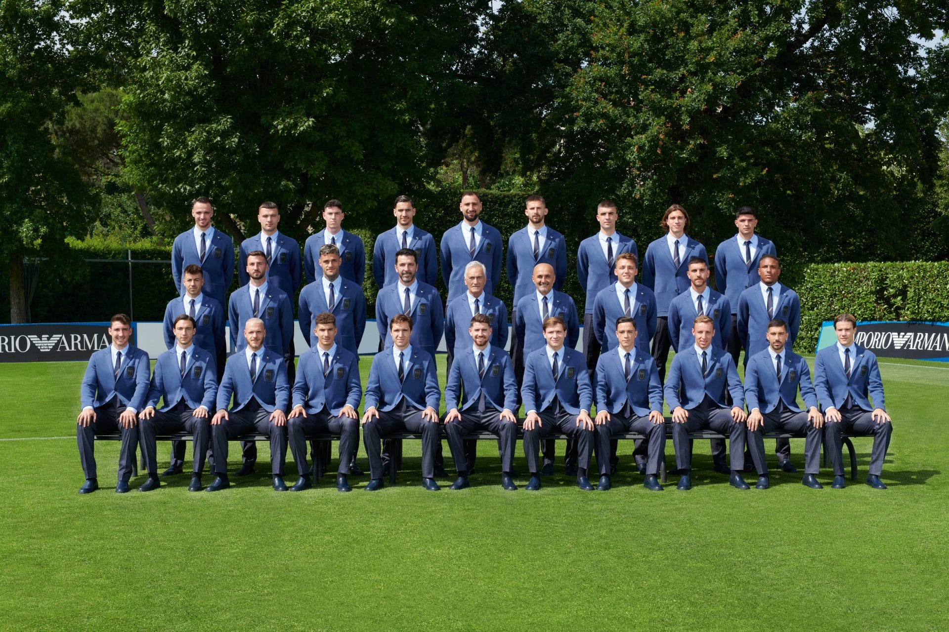emporio armani designed the formal uniform for the italian national football team and the upcoming 2024 european adventure 1