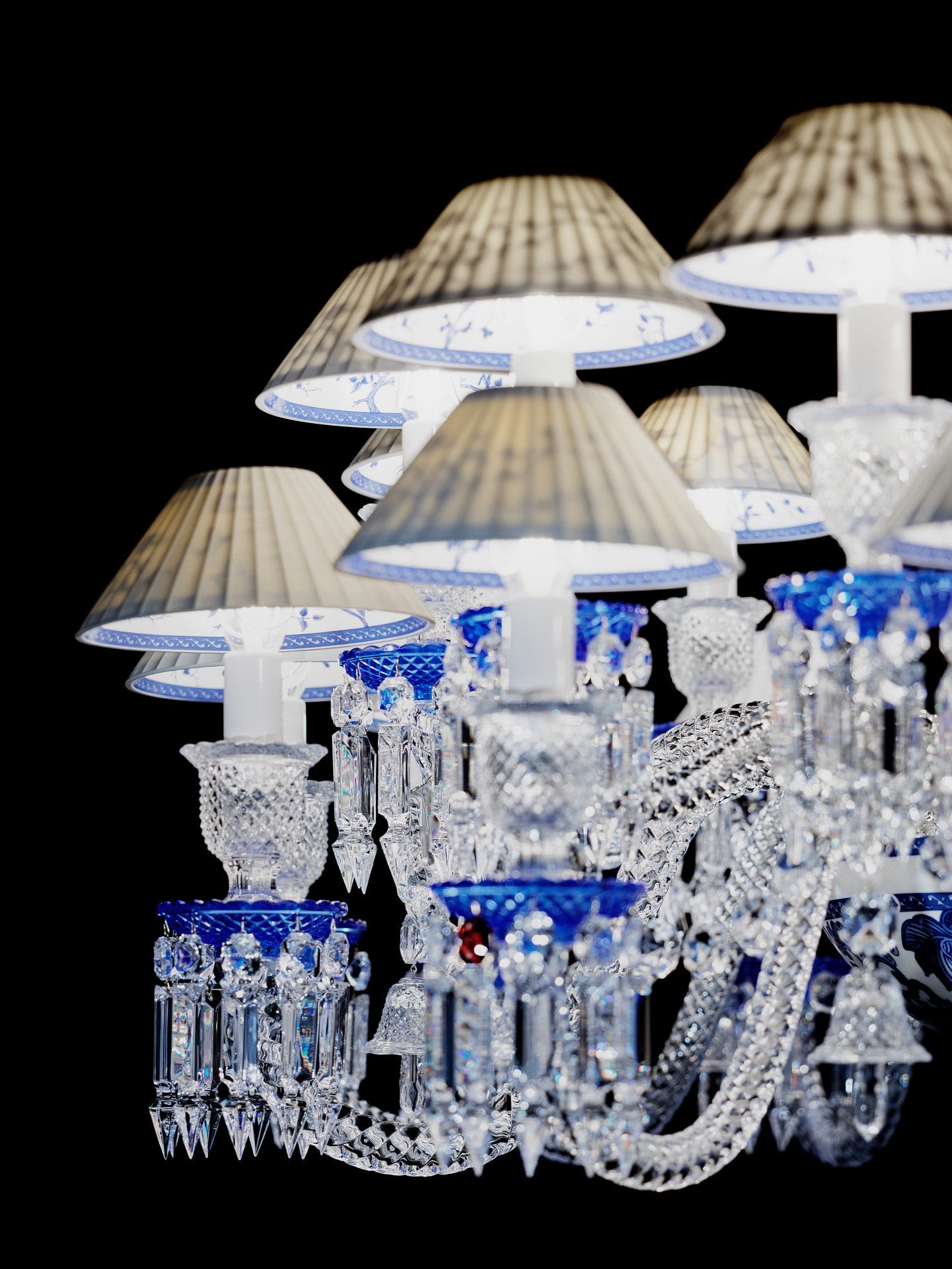 printemps bleu zenith chandelier 7