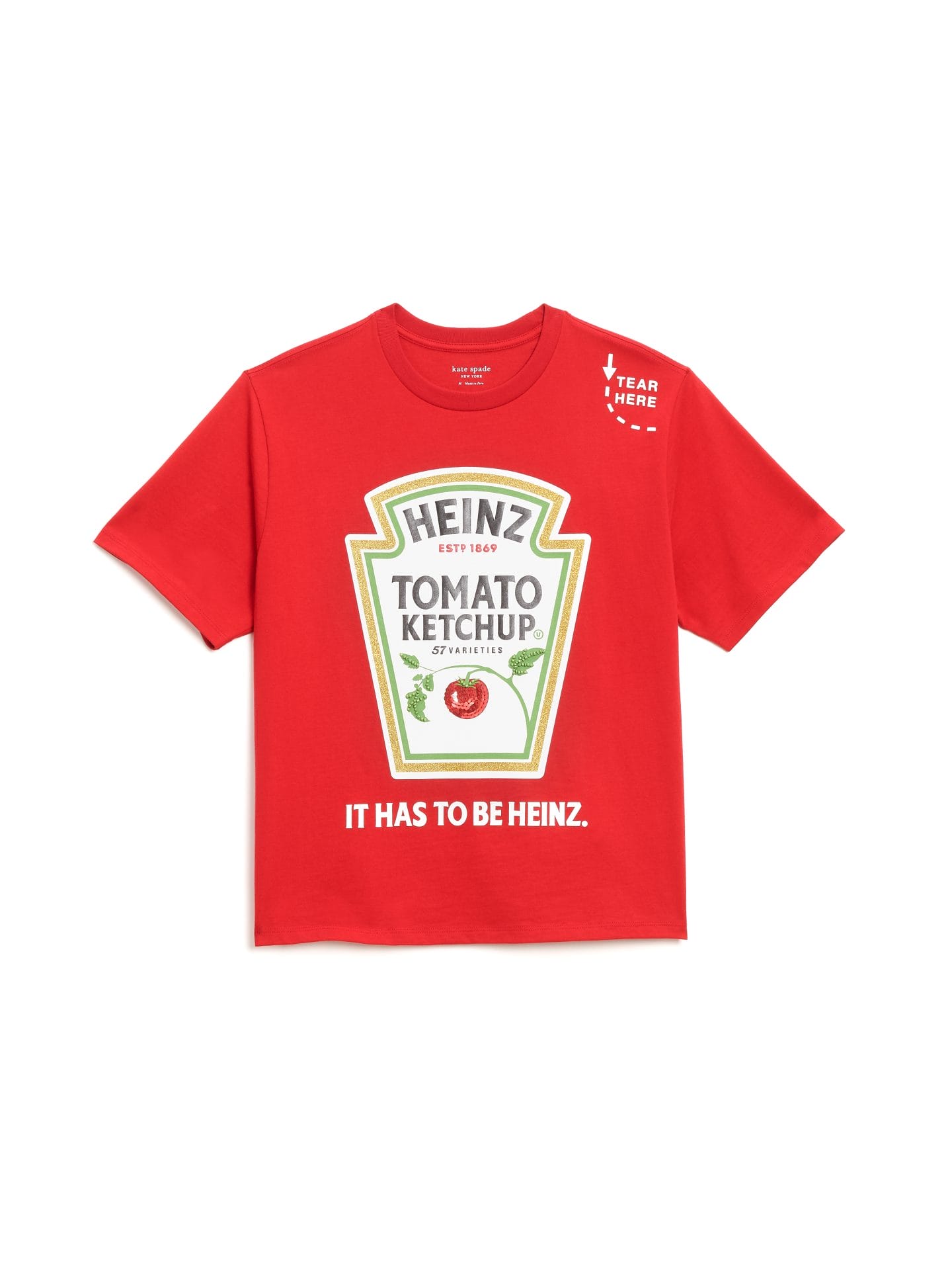 under embargo 6.26 heinz x kate spade new york tee