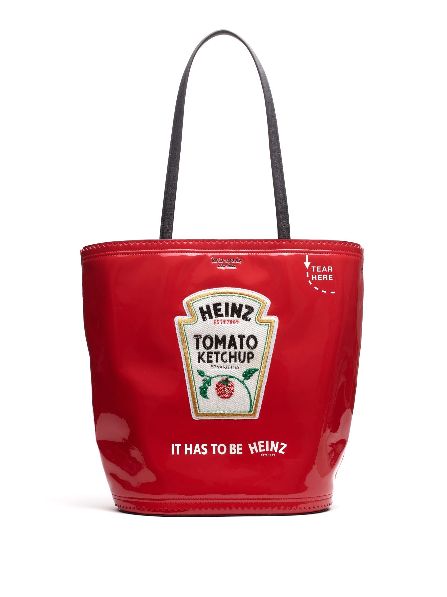 under embargo until 6.26 heinz x kate spade new york large tote