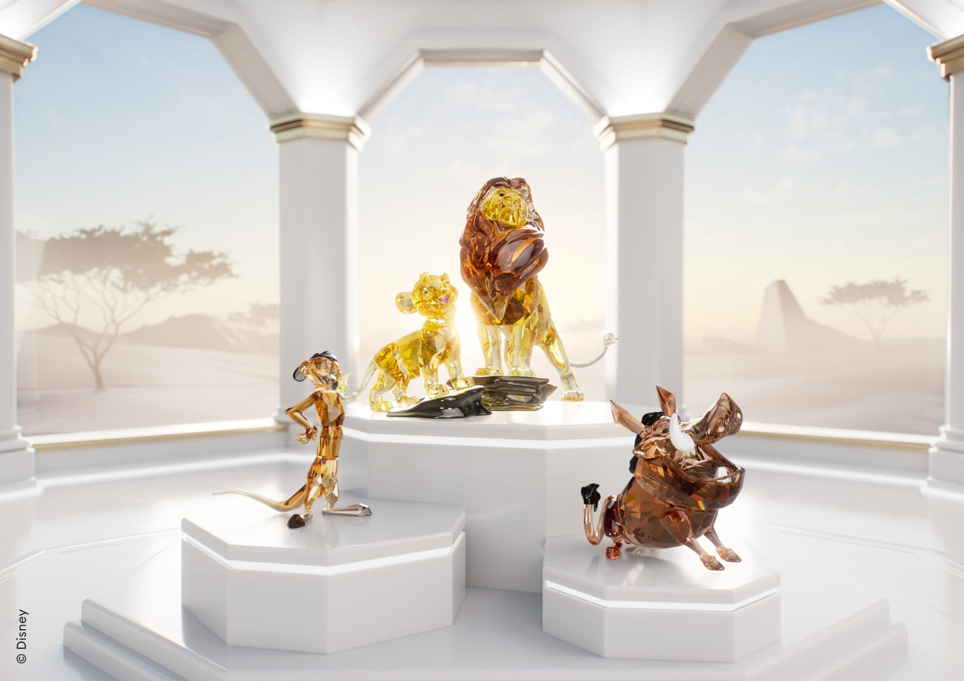 2024 swarovski home collection lion king landscape 