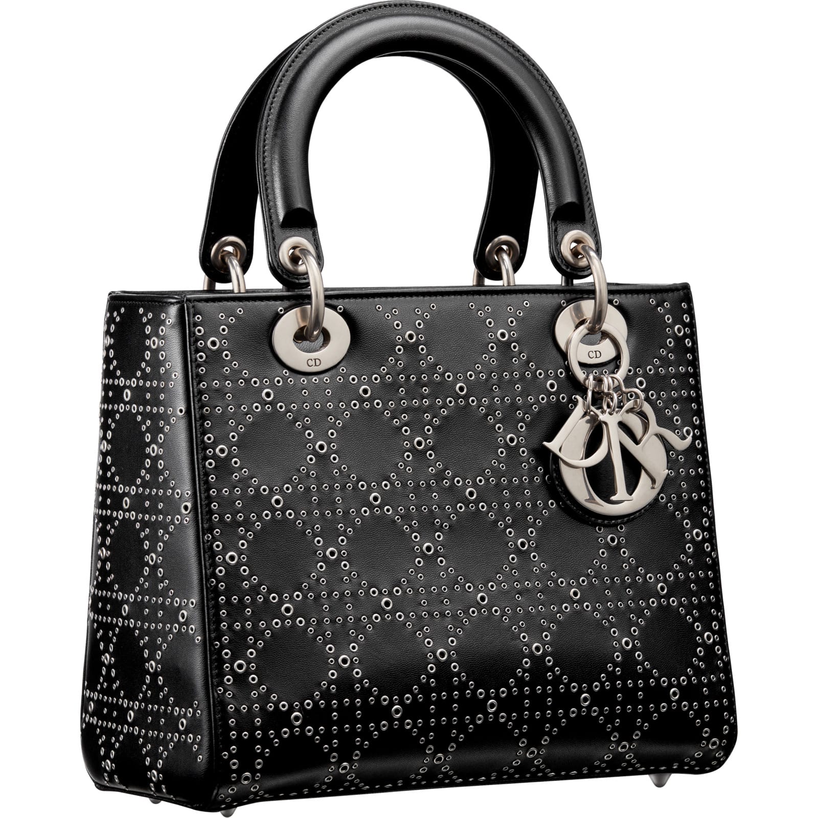 medium lady dior bag with eyelets cannage m05659nnxm900