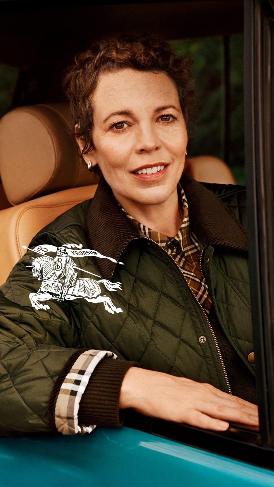 burberry outerwear 9x16 olivia colman