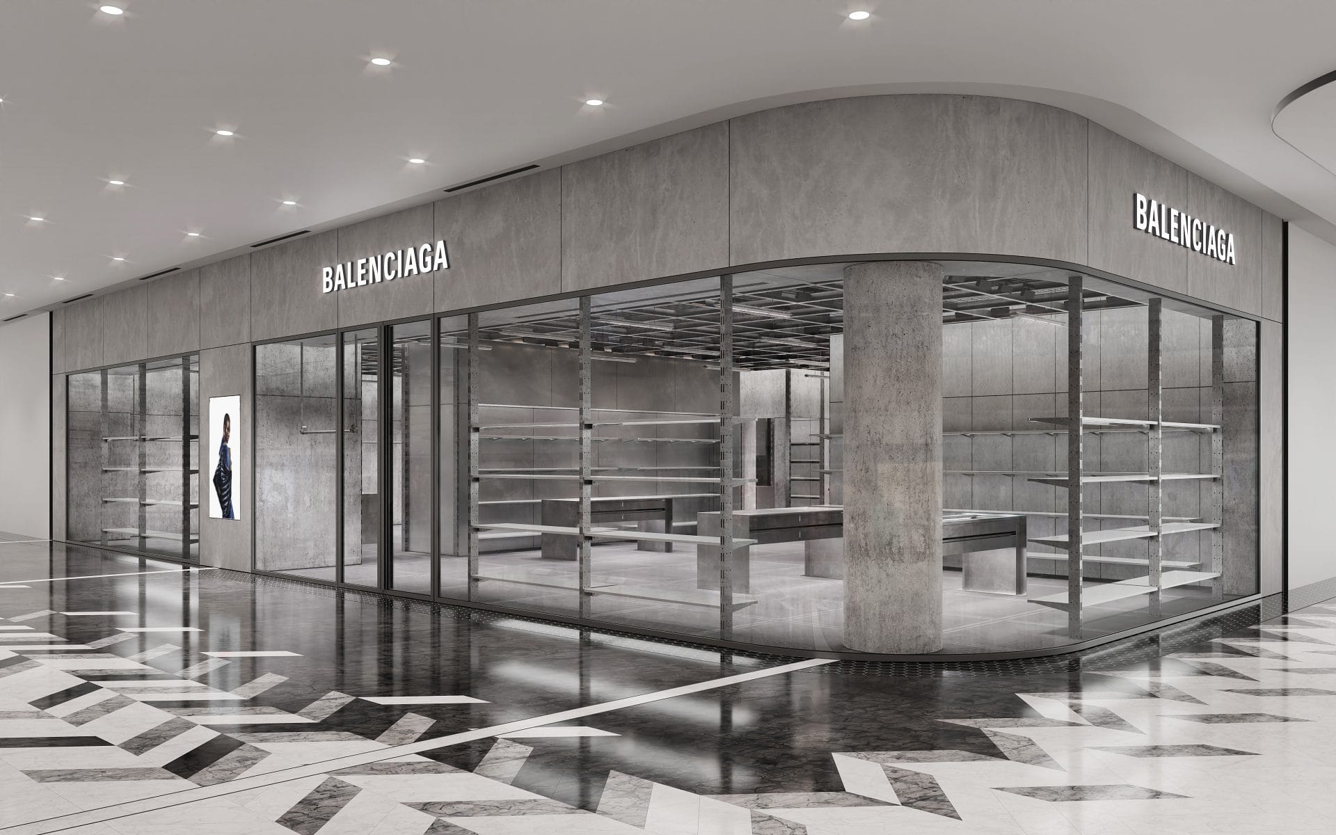 balenciaga store relocation central phuket store image 1