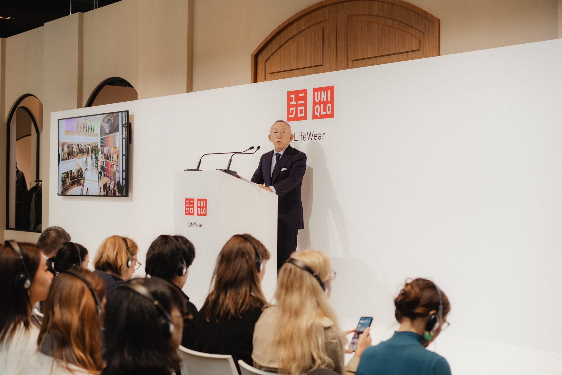 lifewear day 2024 tadashi yanai chairman, president, ceo fast retailing