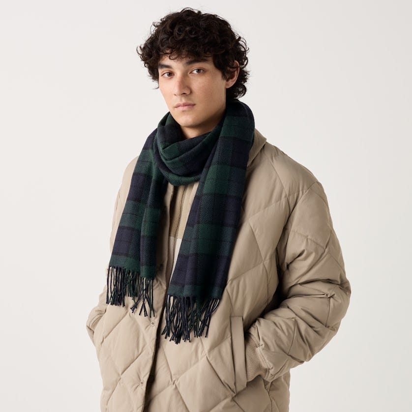 uniqlo heattech scarf pattern (styling)