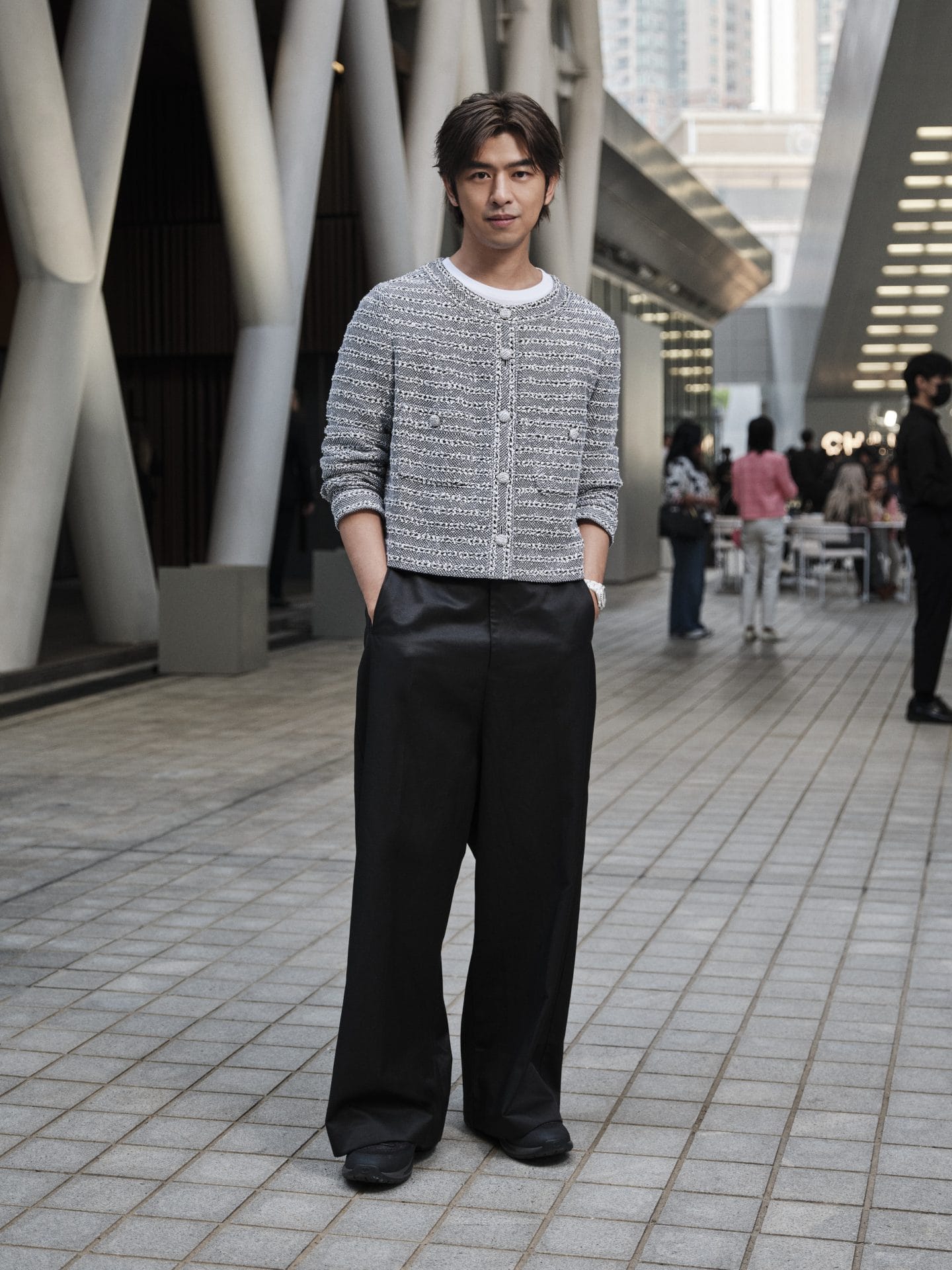 chanel bolin chen wearing chanel at the replica cruise in hong kong 5 november 2024 hd