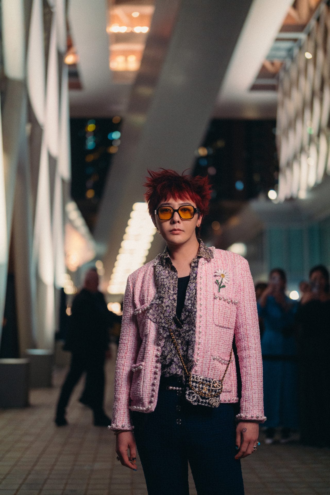 chanel g dragon wearing chanel at the replica cruise in hong kong 5 november 2024 1 hd