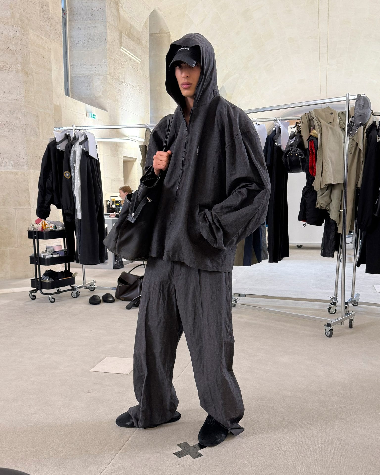 balenciaga fall 25 look 22 noureddine