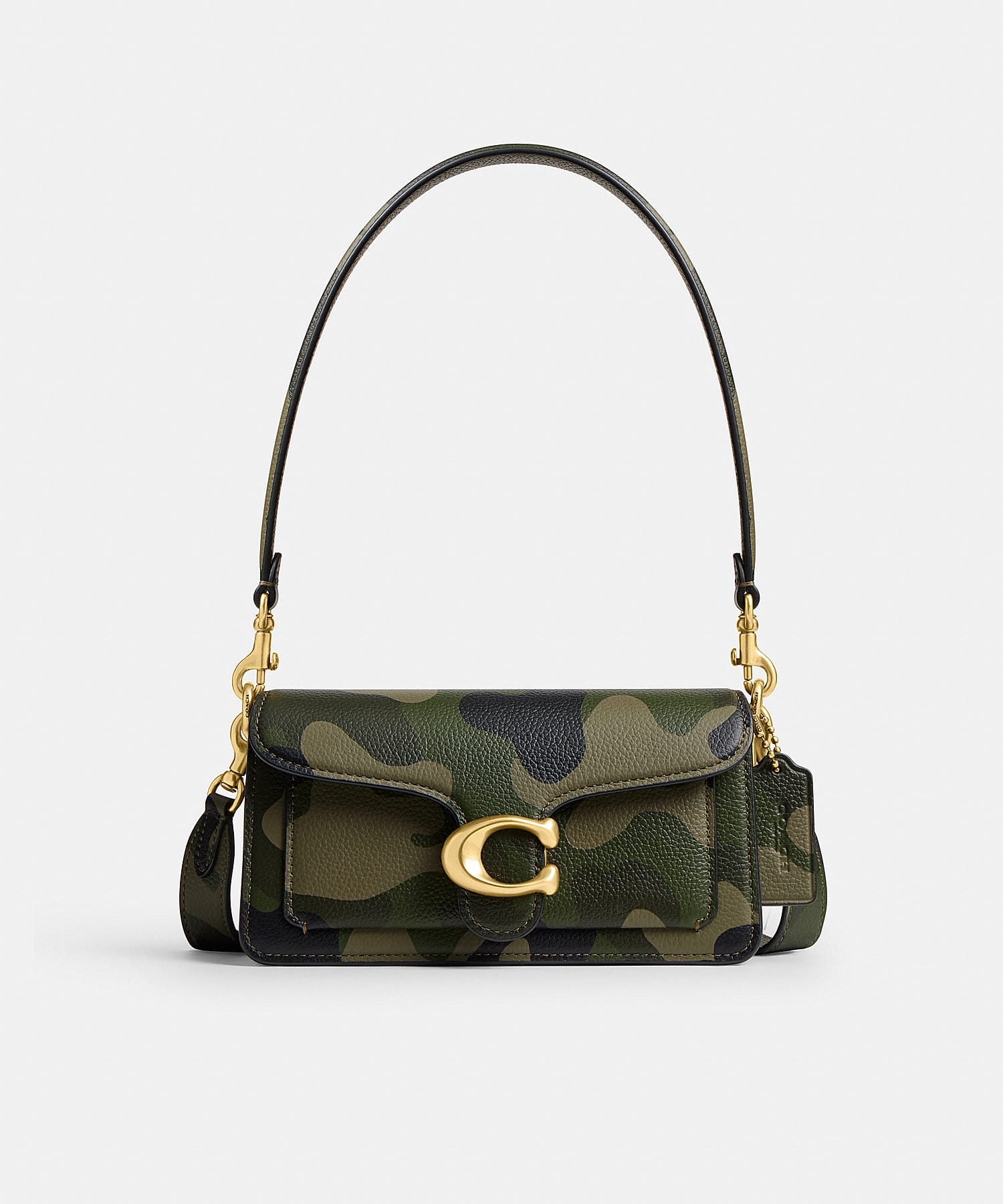 camo printed leather tabby shoulder bag 20