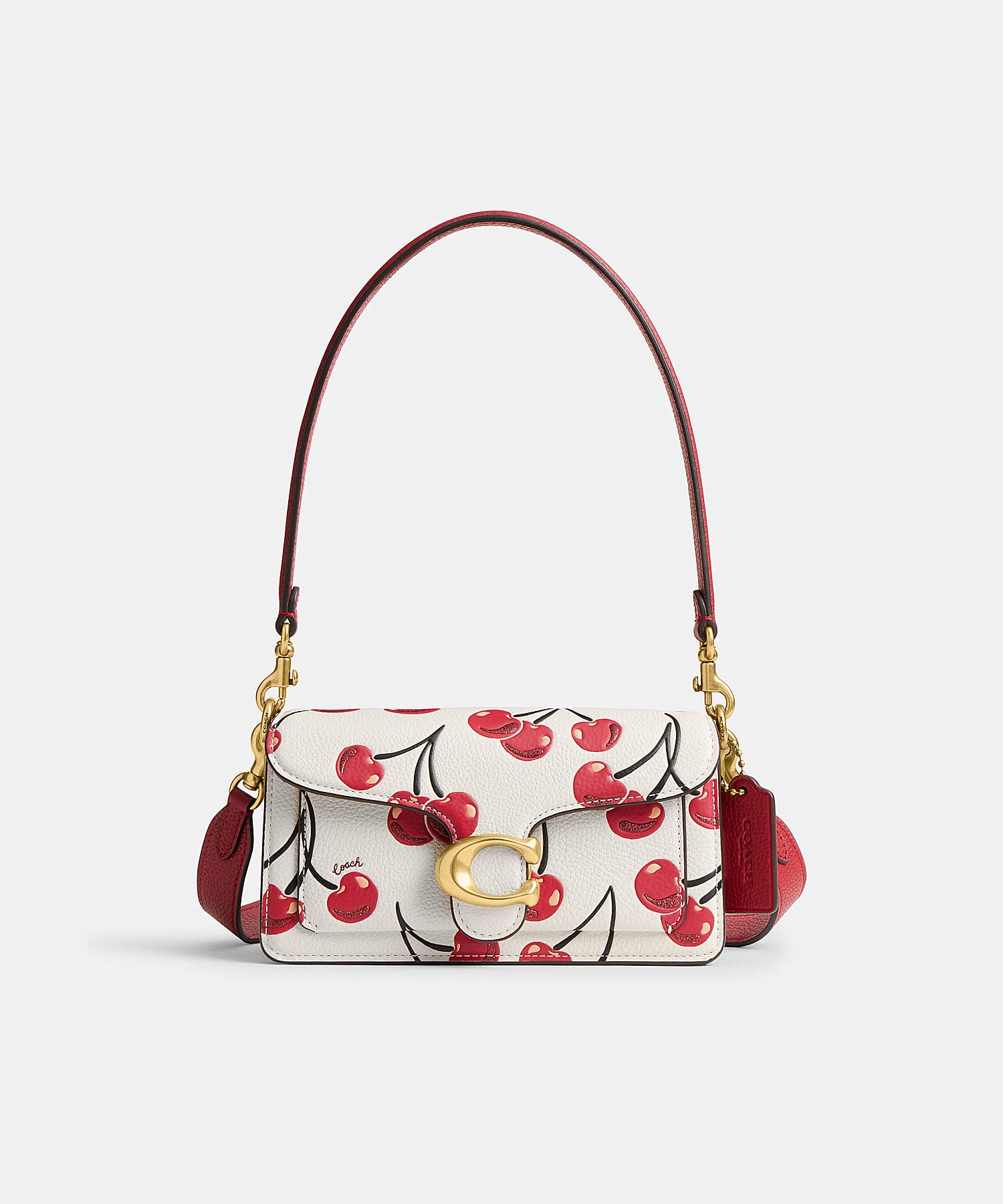 cherry print tabby shoulder bag 20