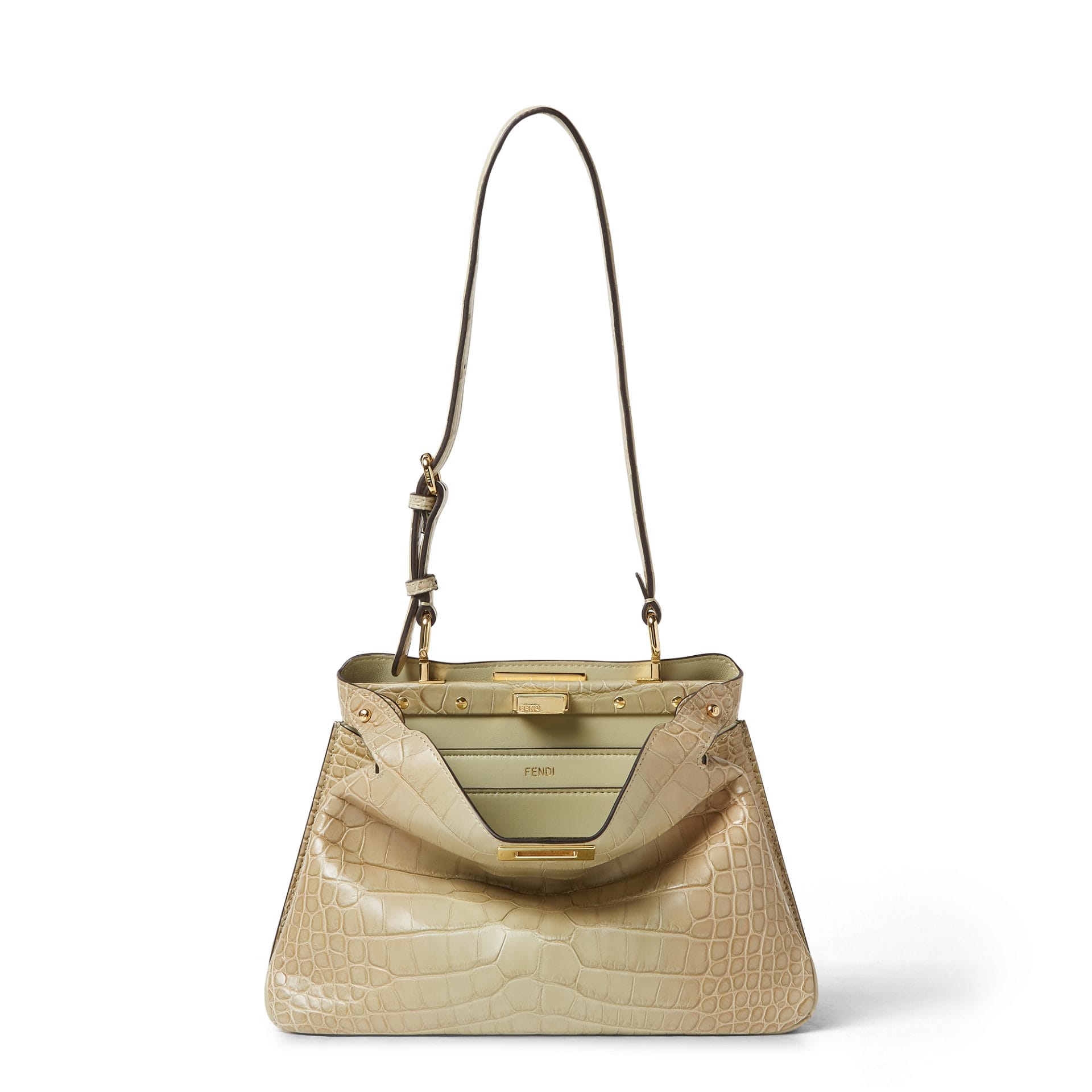 fendi peekaboo soft small w's ss25 croco 01