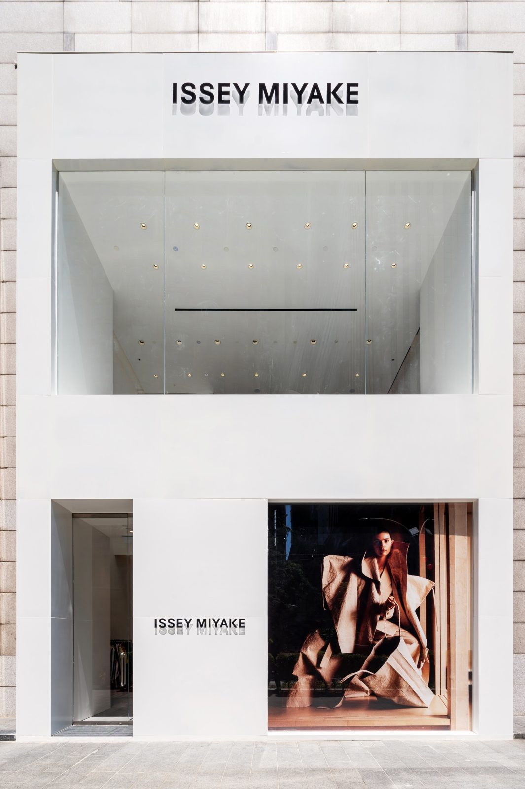 issey miyake pavilion store facade