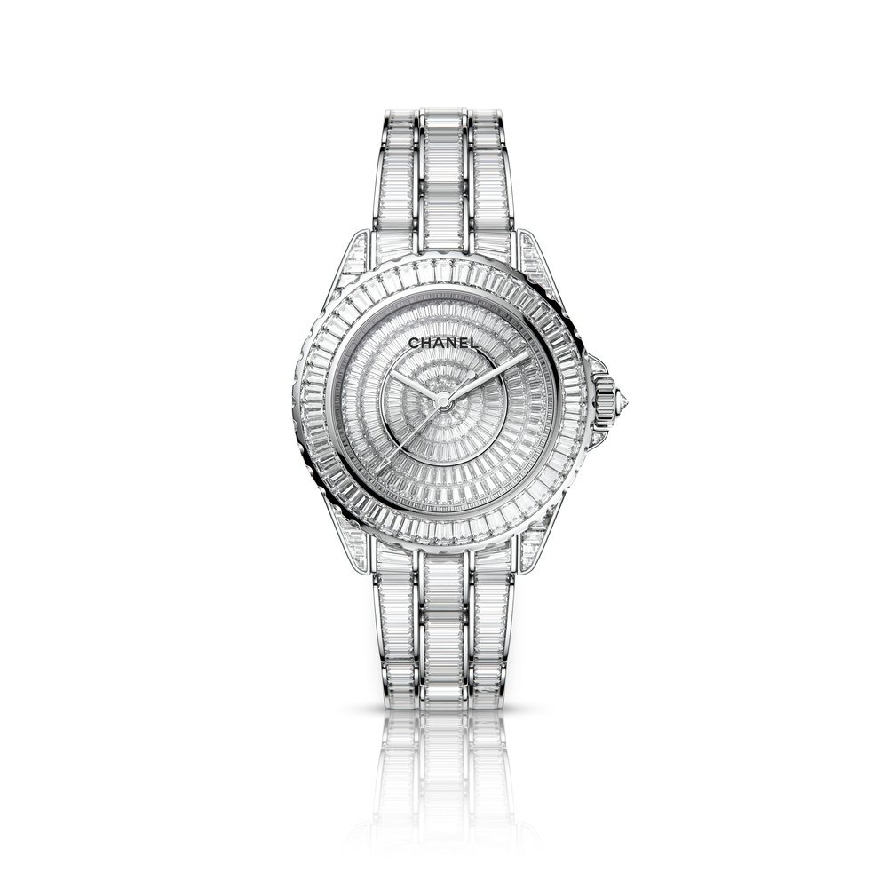 图15：j12 river 38 mm baguette cut diamonds