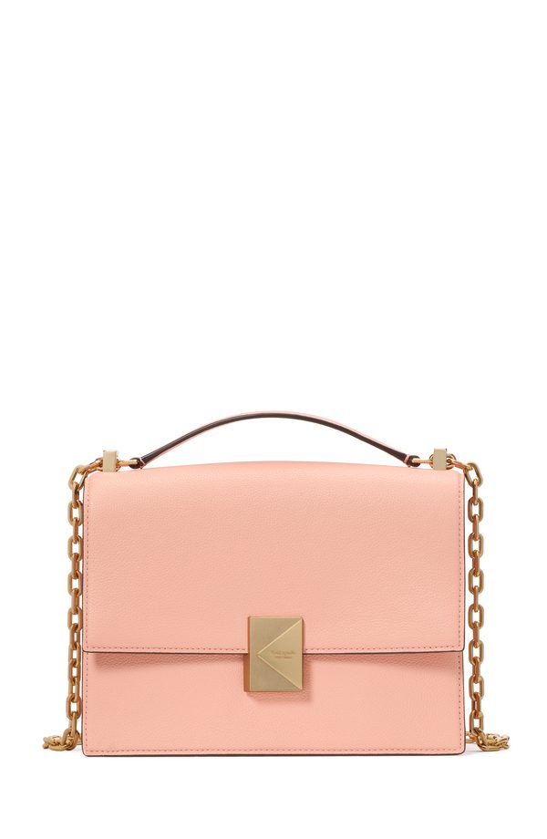 deco chain shoulder in apricot cream​