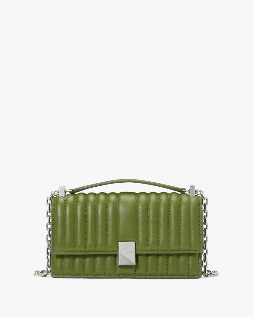 (mini) deco quilted leather mini flap chain ​crossbody in jungle vine​ 1