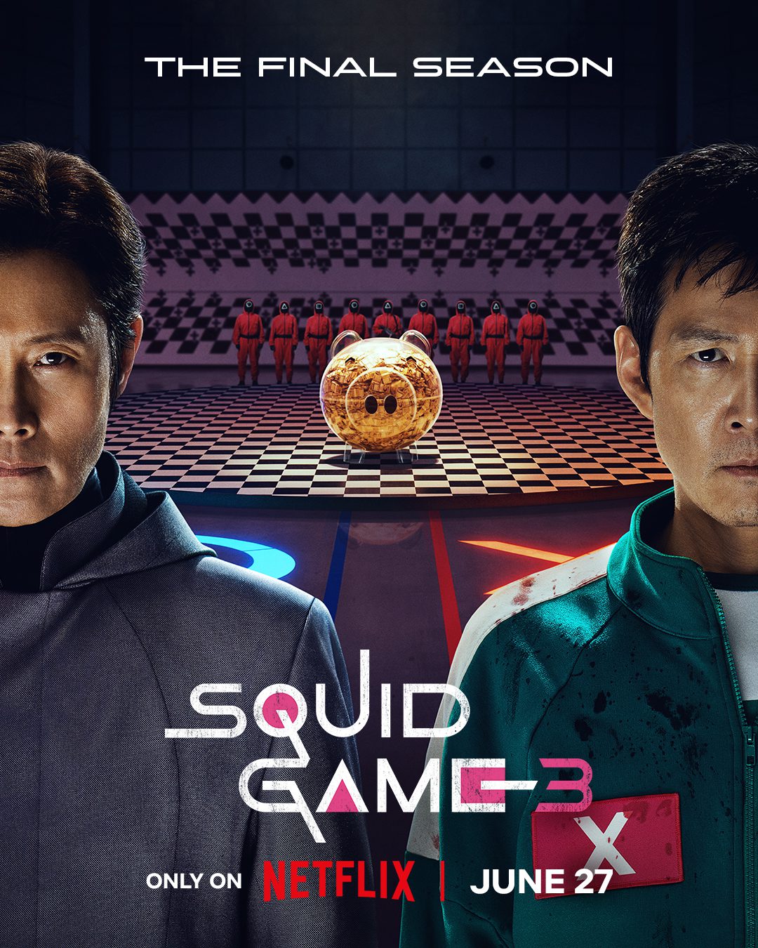 squid game 3 456 vs front man key art