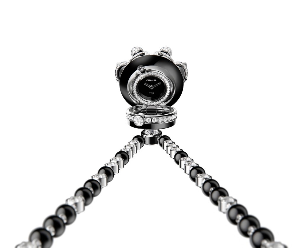 图5.2：necklace watch coco black jacket