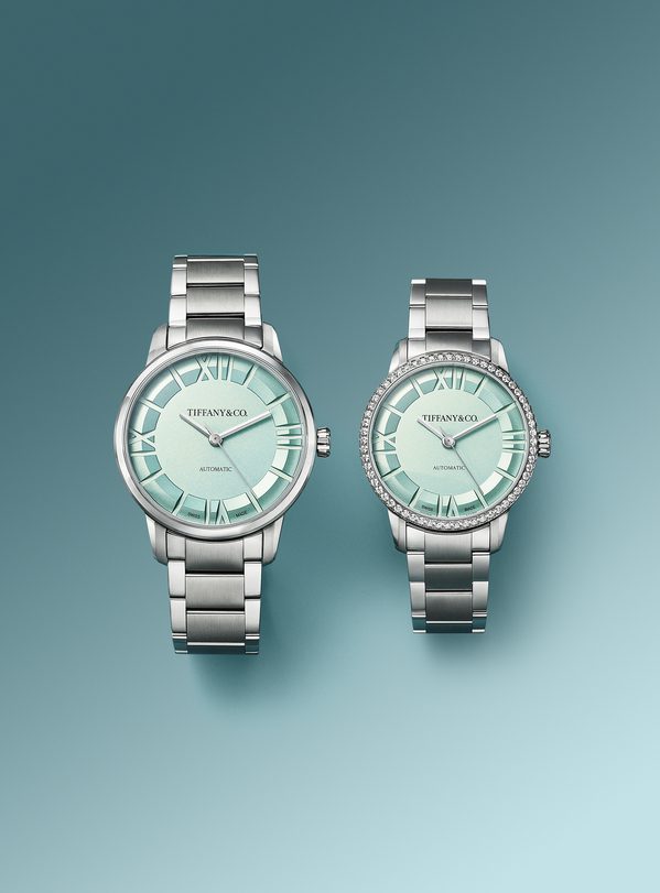 atlas watches, 38 and 34 mm tiffany&co.