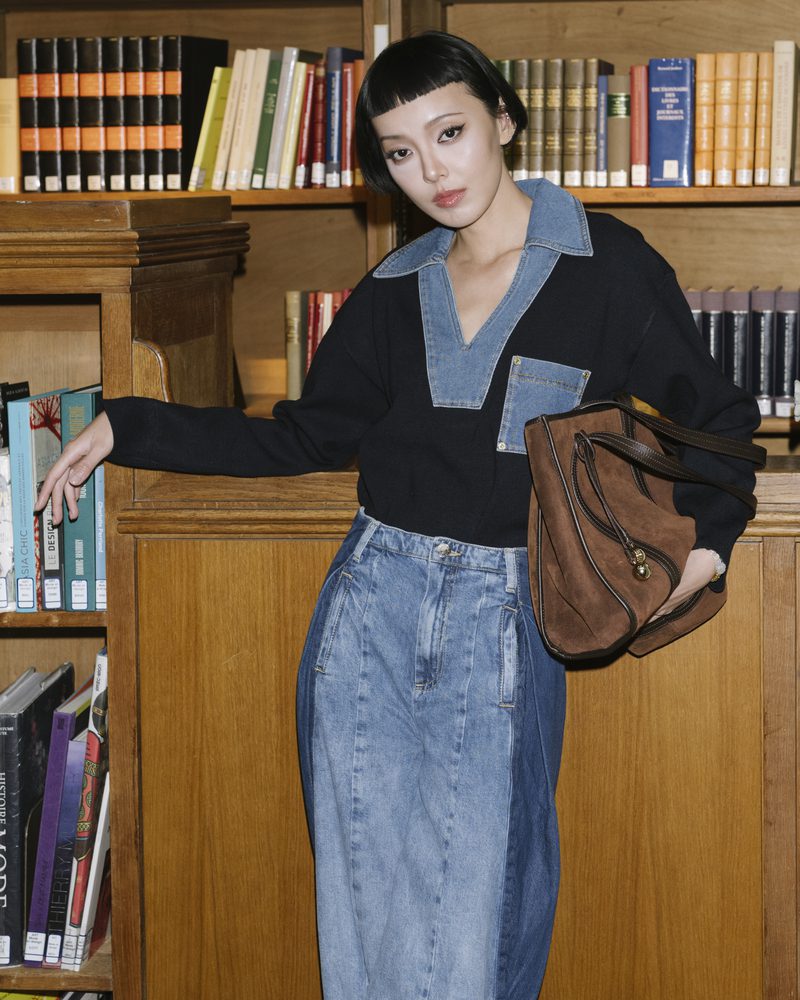 kiwi lee in sandro ss26 collection preview (kiwileehan) (1)
