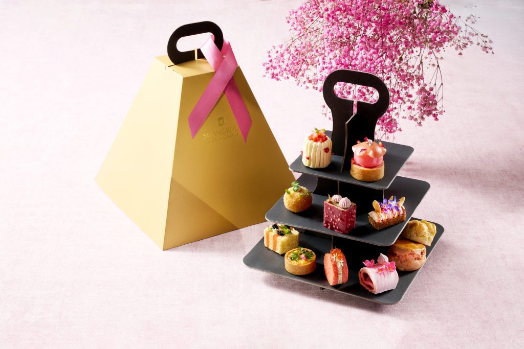 pink afternoon tea 2 delivery