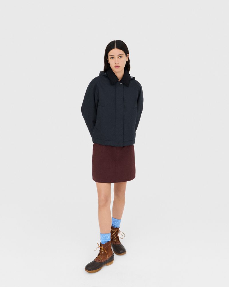 pufftech short jacket navy uniqlo and jw anderson 2025 fall winter collection (1) 2