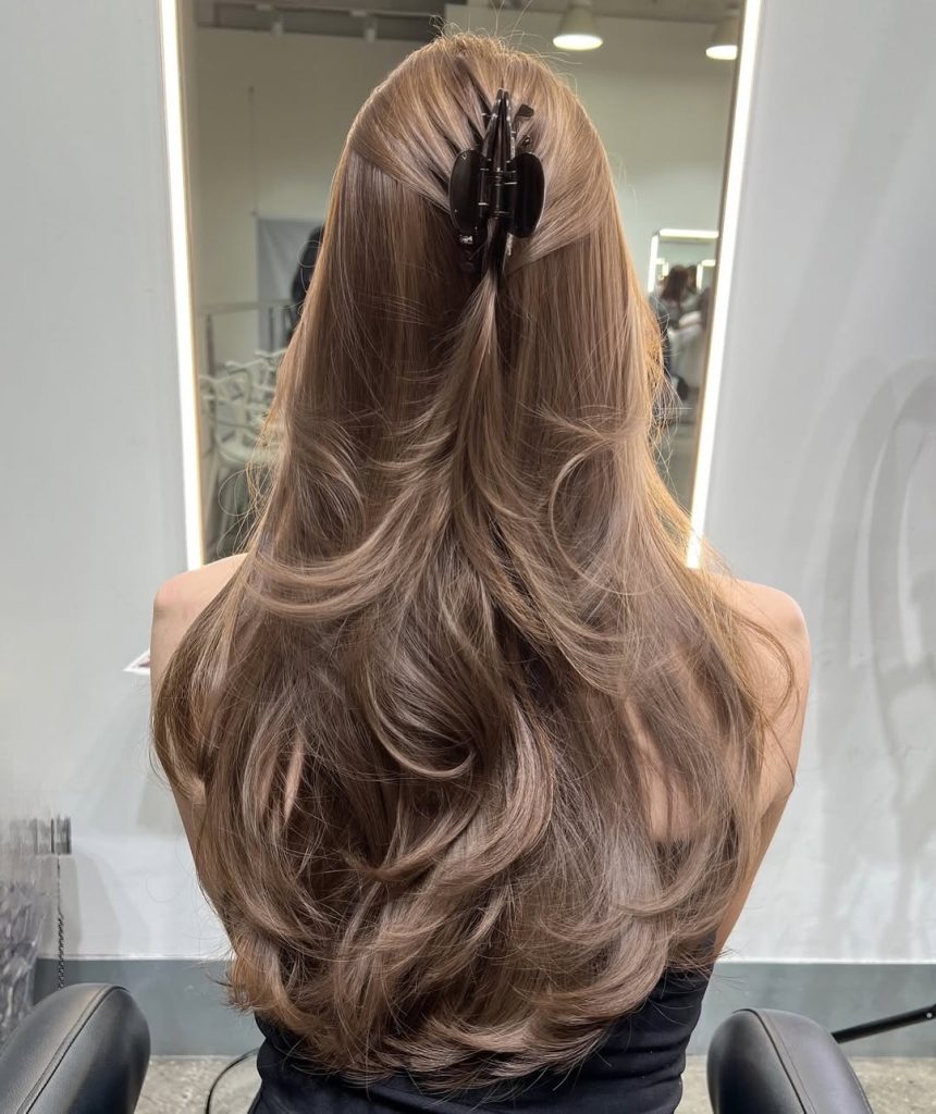  🤎hazel beige🤎wcarecolor🪄︎︎♡※ 初カラーの方はダブルケアカラー必須です！今の髪の状態が暗めな方も明るさや透明感を出したい場合はこちらたっぷりlayerに柔ら