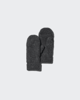 heattech lined mittens