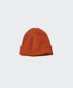 heattech ribbed beanie