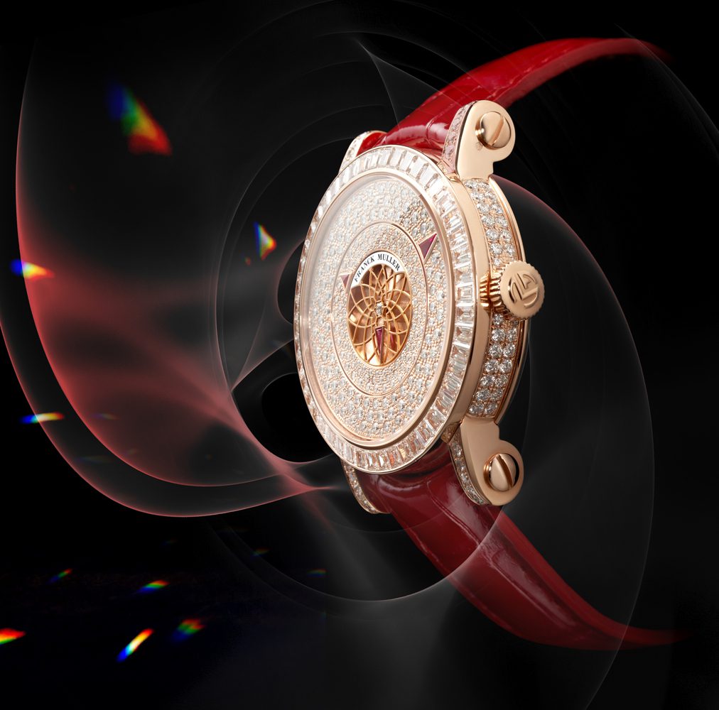 round triple mystery baguette ruby in rose gold 2