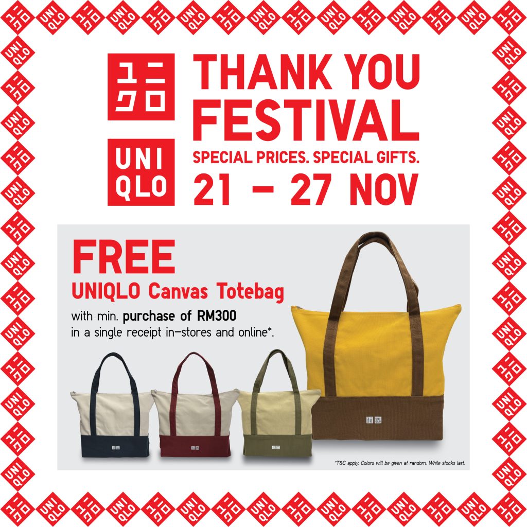 uniqlo malaysia thank you festival 2025 novelty