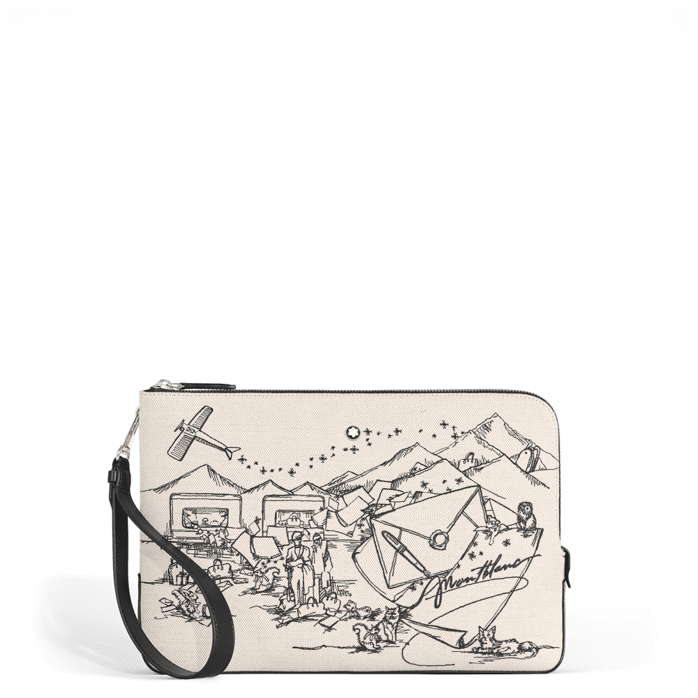 happy holidays capsule clutch