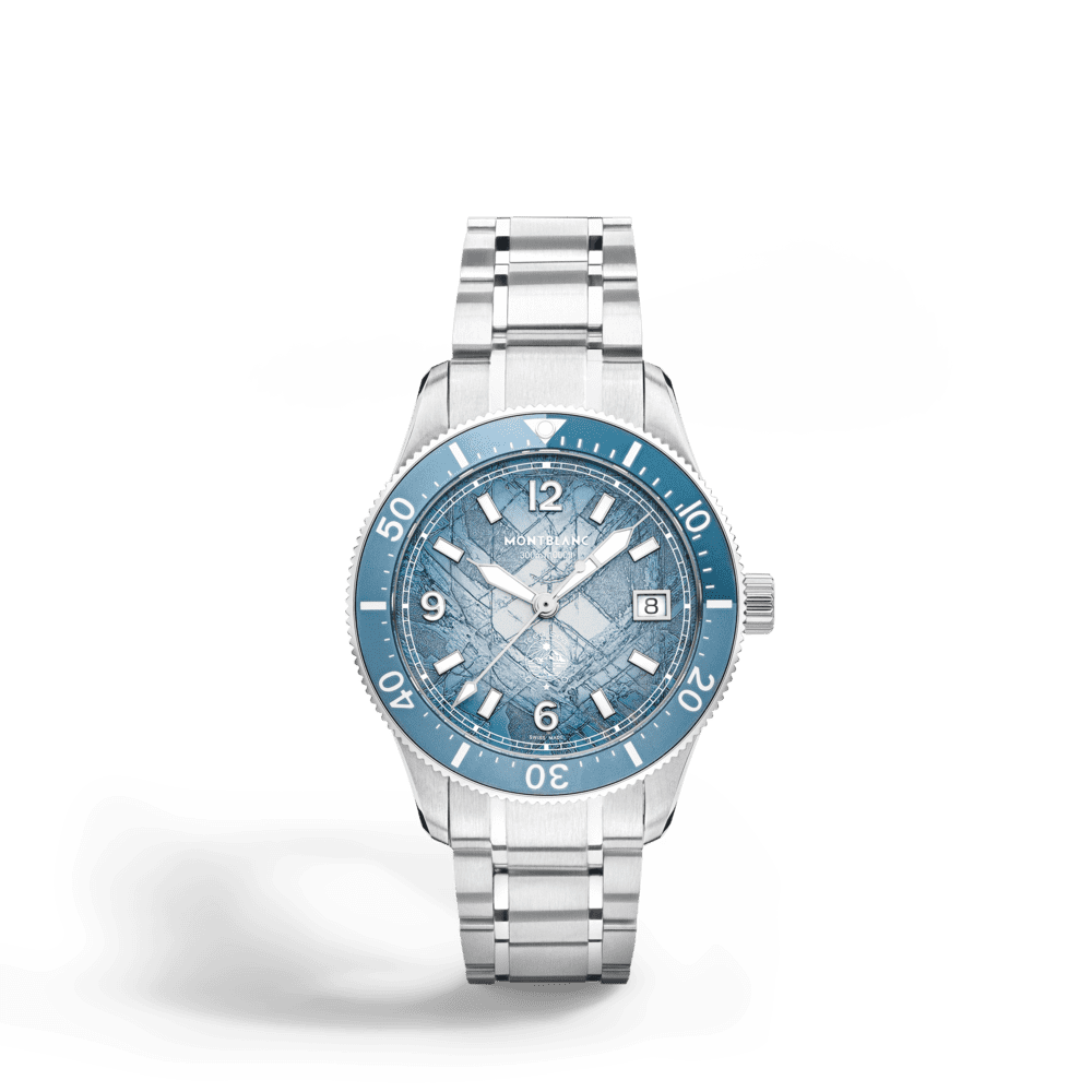 iced sea automatic date 0 oxygen light blue