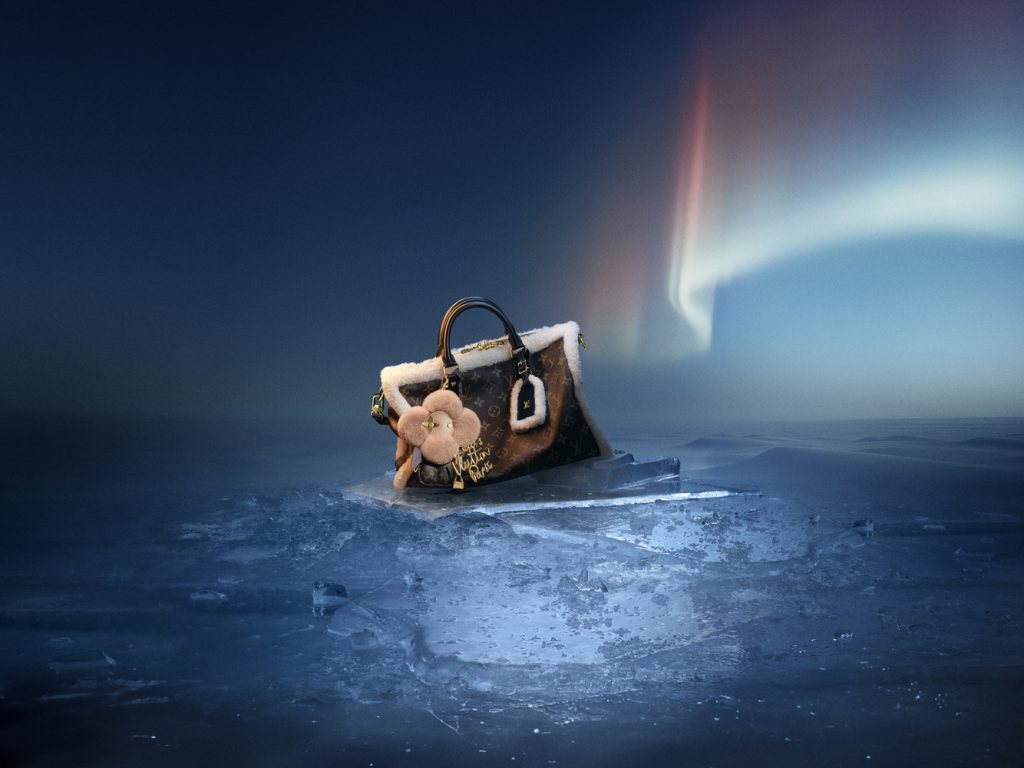 louis vuitton holiday 2025 campaign speedy soft 30 teddy peter langer