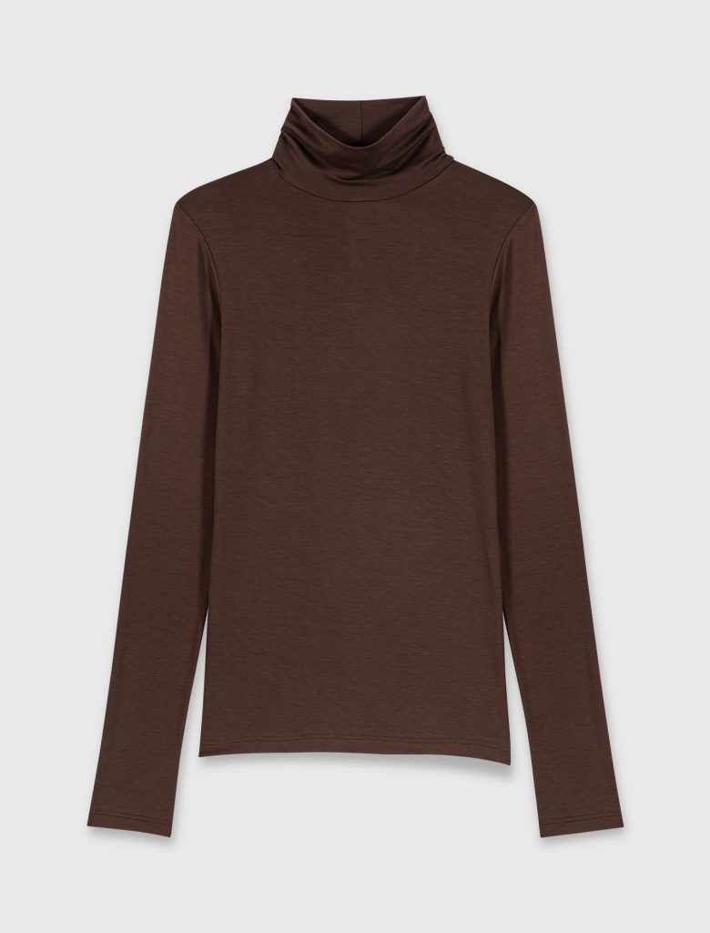 roll neck t shirt maje mfpts01001 0609 f p rm690