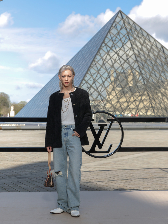 louis vuitton photocall paris fashion week womenswear fall/winter 2026 2027