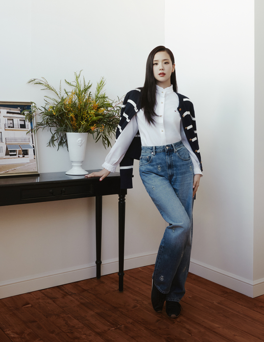sp26 jisoo c neck cardigan wide