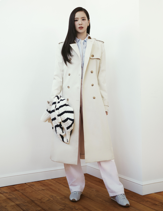 sp26 jisoo midi trench hold cardigan