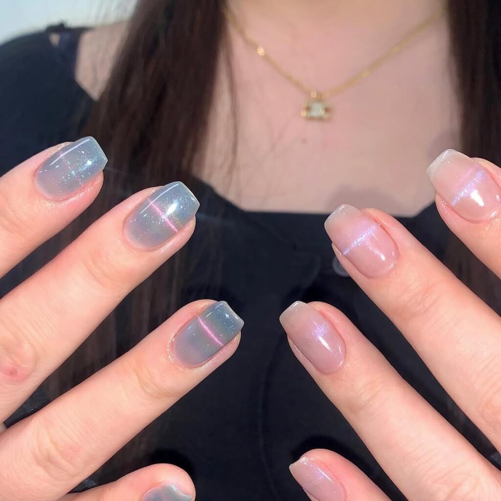 바코드네일🎆🩶#군자네일 #군자역네일 #건대네일 #중곡네일 #아차산네일 #장안동네일 #구의네일 #자석젤 #바코드네일